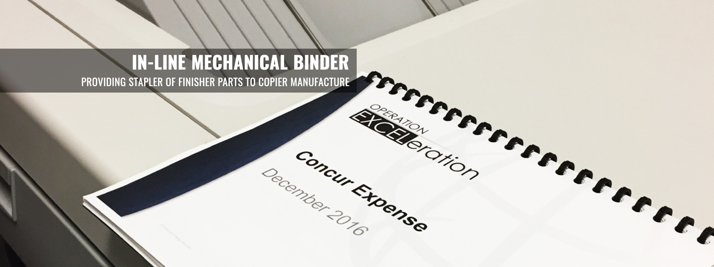 In-Line Mechanical Binder